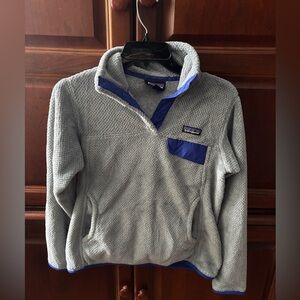 PATAGONIA Women’s Re-Tool Snap-T Fleece Pullover Grey Sz Small